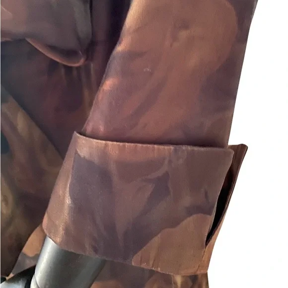 Elegant Formal Evening Wrap Top with Full Length Skirt Sz 12 Brown/Bronze Laura - Picture 5 of 11